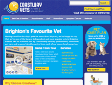 Tablet Screenshot of coastwayvets.co.uk